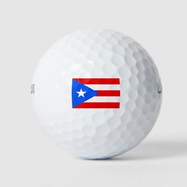 Balles De Golf Indicateur Porto Rico (Devant)