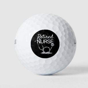 Balles De Golf Infirmière à la retraite amusante ne veut pas rega