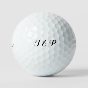 Balles De Golf Initiales de couple personnalisées Titleist Pro VI
