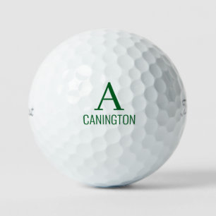 Balles De Golf Initiales et nom de famille II Titleist Pro V1