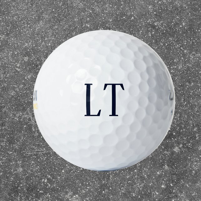 Balles De Golf Initiales simples (Créateur téléchargé)