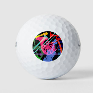 Balles De Golf Instruments de musique Pop Art Design