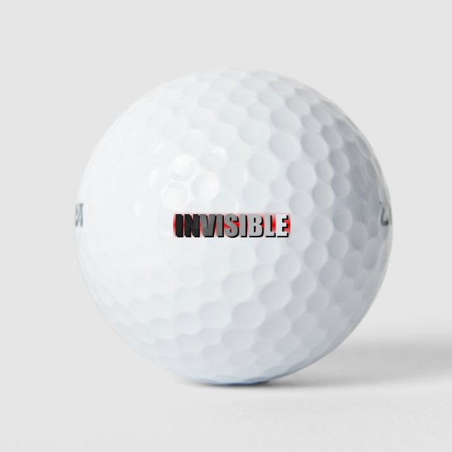 Balles De Golf invisible (Devant)