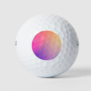 Balles De Golf Iridescente Neon Hot rose Photographie Rainbow Coo