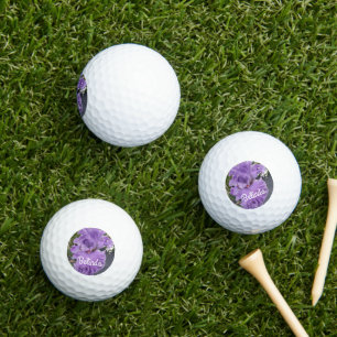 Balles De Golf Iris Iris Lavande Florale Fleur Violet