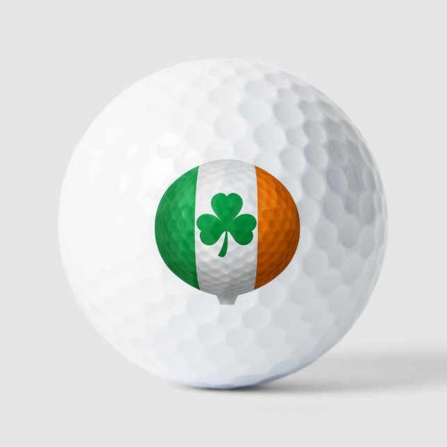 Balles De Golf Irish Flag (Recto)