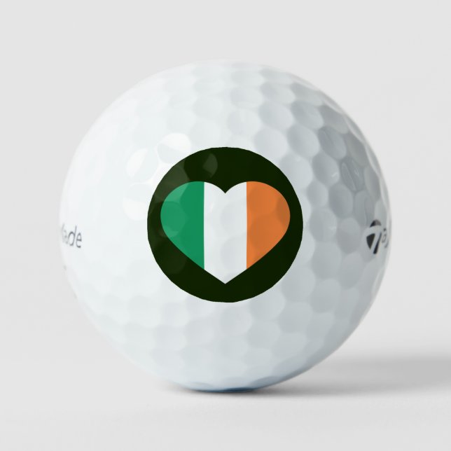 Balles De Golf Irish Heartflag tmtp5 gbcnt (Recto)