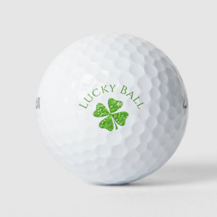 Balles De Golf Irlandais Luck Clover Monogramme Golf Balls