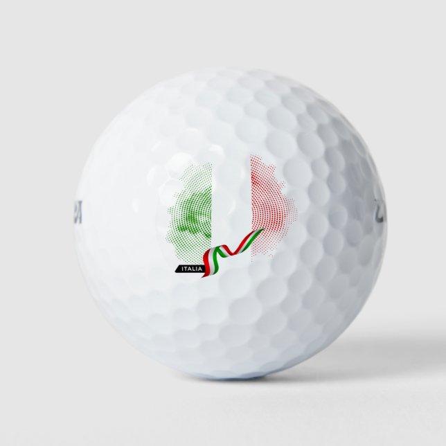 Balles De Golf Italian flag (Devant)