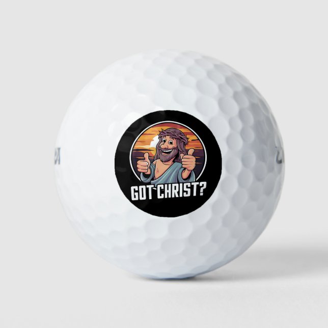 Balles De Golf J'ai Buddy un Christ Noël Jésus Religieux (Devant)