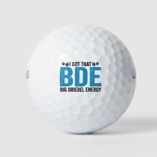 Balles De Golf J'ai eu ce Big Dreidel Energy Funky Jewish Holiday
