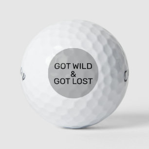Balles De Golf J'ai perdu une citation drôle