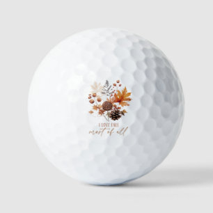 Balles De Golf J'Aime Chuter La Plupart De Tous Les Foliages Feui