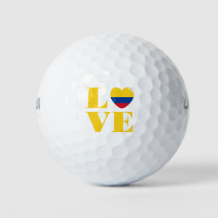 Balles De Golf J'aime la Colombie