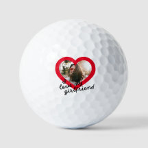 J'aime ma petite amie Custom Red Valentines Photo