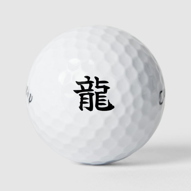 Balles De Golf Japanese KANJI "RYU" Golf ball (Devant)