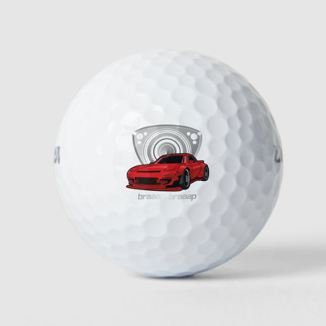 Balles De Golf Japon Rotary Mazda RX7 BRAAP (Devant)