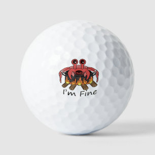 Balles De Golf Je fais du crabe bouillant