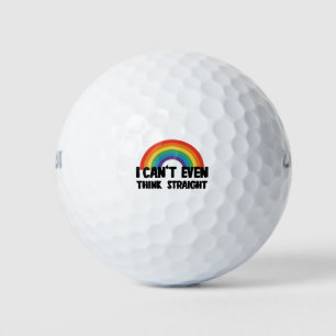 Balles De Golf Je ne peux même pas penser directement Gay pride d