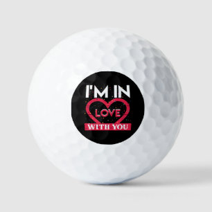 Balles De Golf Je Suis Amoureux De Toi Valentine