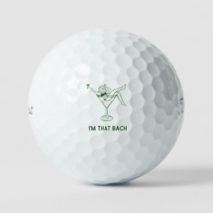 Balles De Golf 'Je suis cette Bach' Faveurs de soirée de célibata