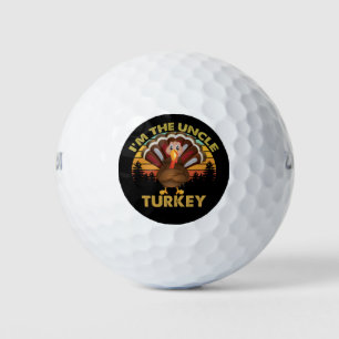 Balles De Golf Je suis la dinde oncle famille appariement Thanksg