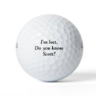 Je suis Perdu Nom Personnalisé Custom Golf Ball