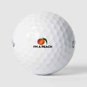 BALLES DE GOLF JE SUIS UNE PEACH