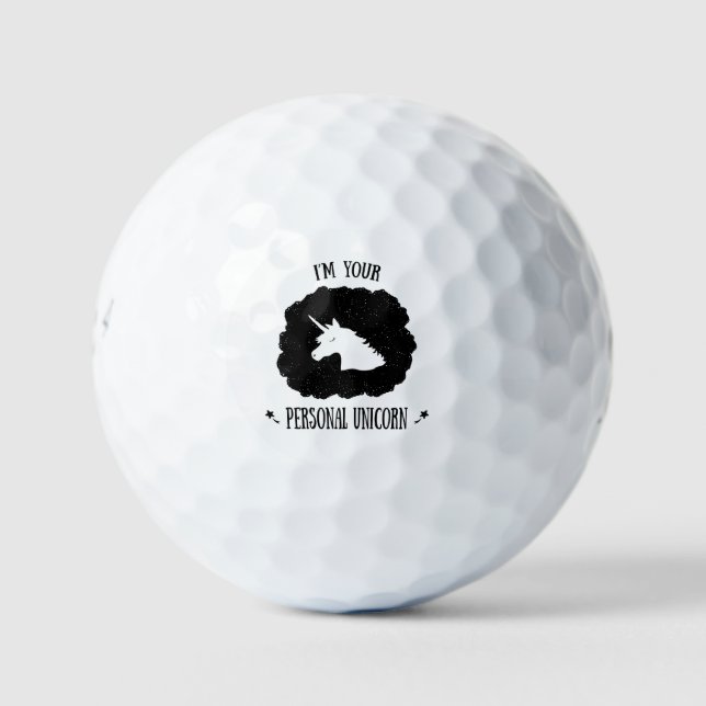Balles De Golf Je suis votre licorne personnelle (Devant)