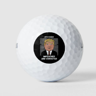 Balles De Golf Je vote pour le criminel condamné pro Trump 2024