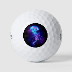 Balles De Golf Jellyfish éclatante couleur