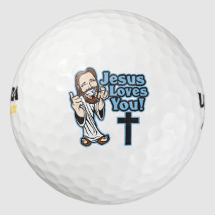 Balles De Golf Jésus t'aime