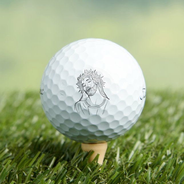 Balles De Golf Jesus Titleist Pro V1 12 pack Boules de golf (T-shirt Insitu)
