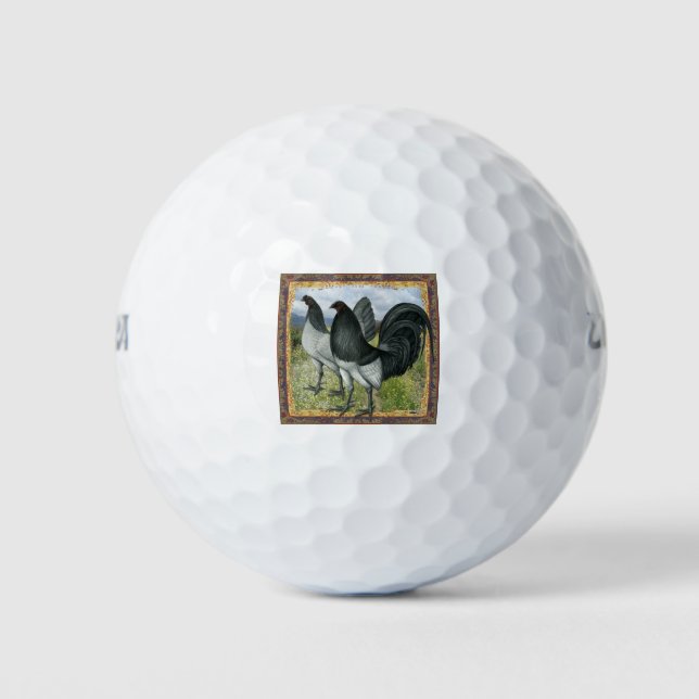 Balles De Golf Jeux américains :  auto bleu ou dun (Devant)
