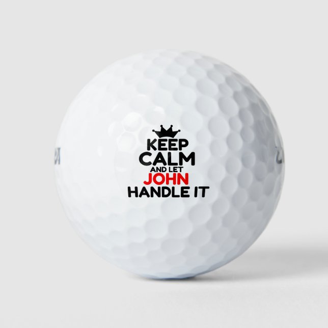 BALLES DE GOLF JOHN (Devant)