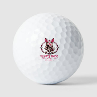 Balles De Golf Joli Crâne de Lapin Toxique pour Femme Streetwear