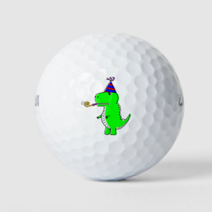 Balles De Golf Joli Dinosaur d'anniversaire