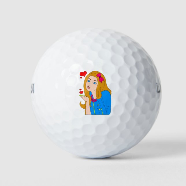 Balles De Golf Jolie fille (Devant)