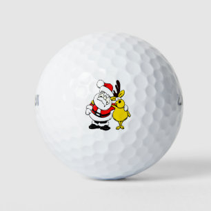 Balles De Golf Jolie Reindeer Noël Golf Design cadeau
