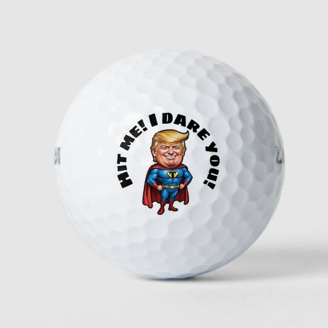 Balles De Golf J'ose que Trump personnalise (Devant)
