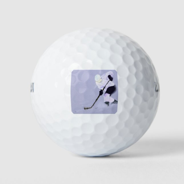 Balles De Golf Jouer à l'art du hockey sur glace (Devant)