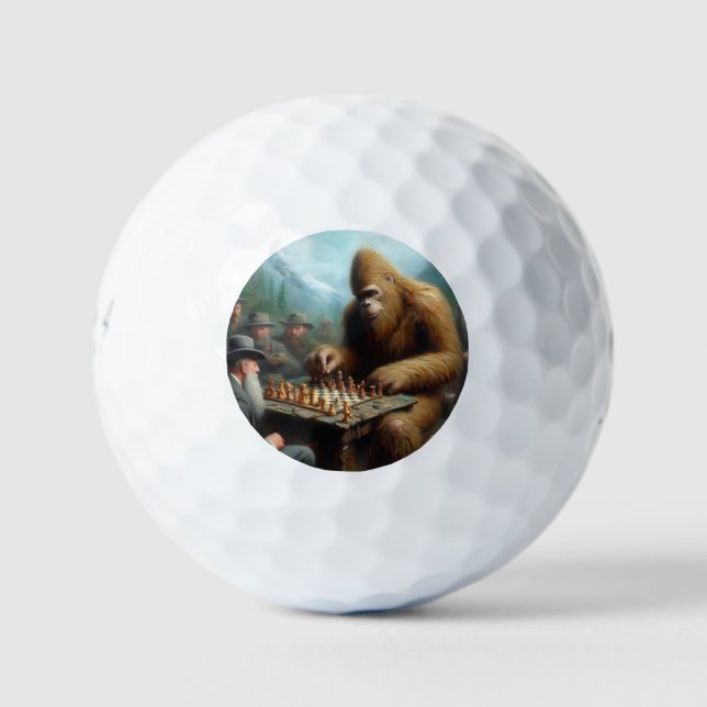 Balles De Golf Jouer aux échecs (Devant)