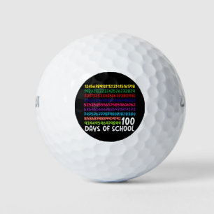 Balles De Golf Jour des 100 nombres de mathématiques à l'école en