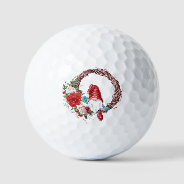 Balles De Golf Jours fériés de Noël (Recto)