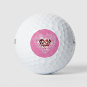 Balles De Golf Joyeuse Saint-Valentin