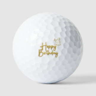 Balles De Golf Joyeux anniversaire