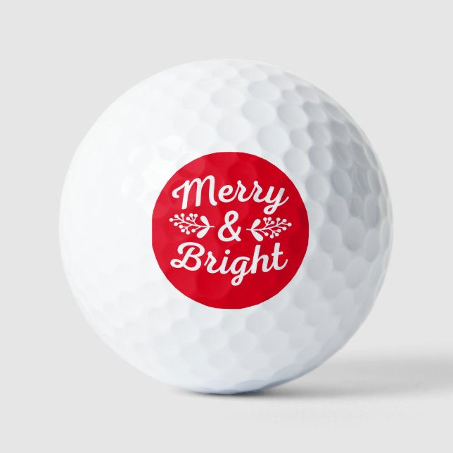Balles De Golf Joyeux et bon Noël (Recto)