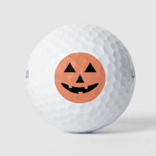 Balles De Golf Joyeux Halloween Jack O'Lantern Citrouille