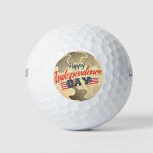 Balles De Golf Joyeux Jour de l'Indépendance - Cadeau 14 juillet