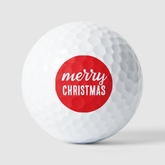 Balles De Golf Joyeux Noël (Recto)